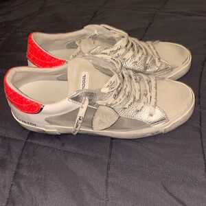 Philippe Model Sneakers Neon Orange/Pink & Silver